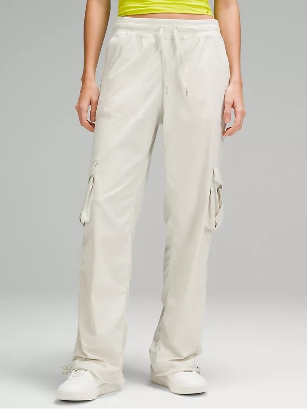Lululemon Dance Studio Relaxed-Fit Mid-Rise Cargo Pant - Bone, Size M